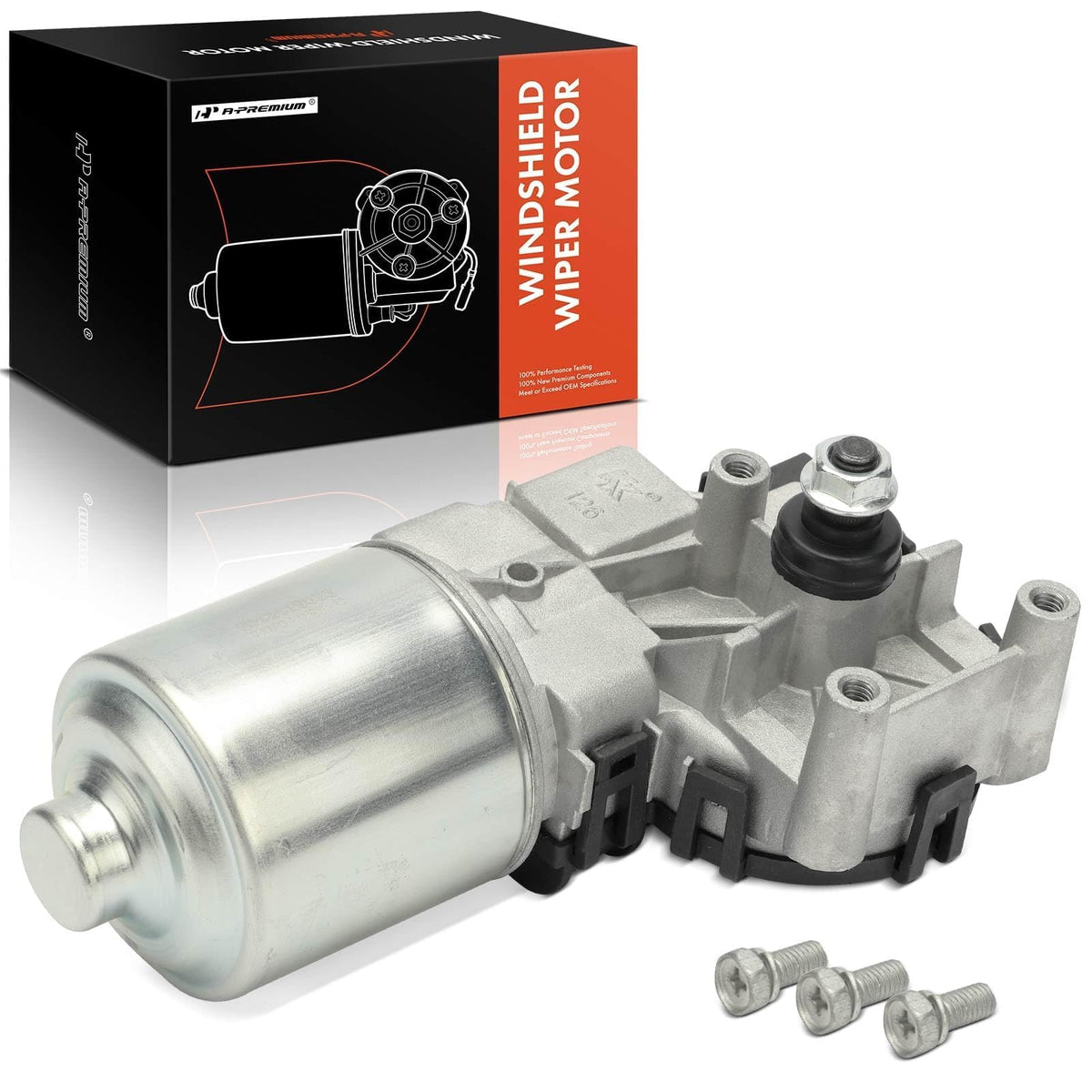 A-Premium Front Windshield Wiper Motor Compatible with Chevrolet