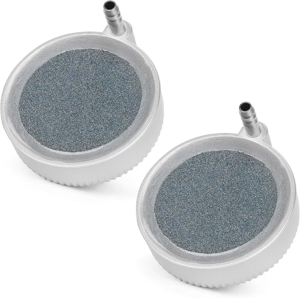 2 Inch 2 Pack Nano Air Stone, High Dissolved Oxygen Diffuser