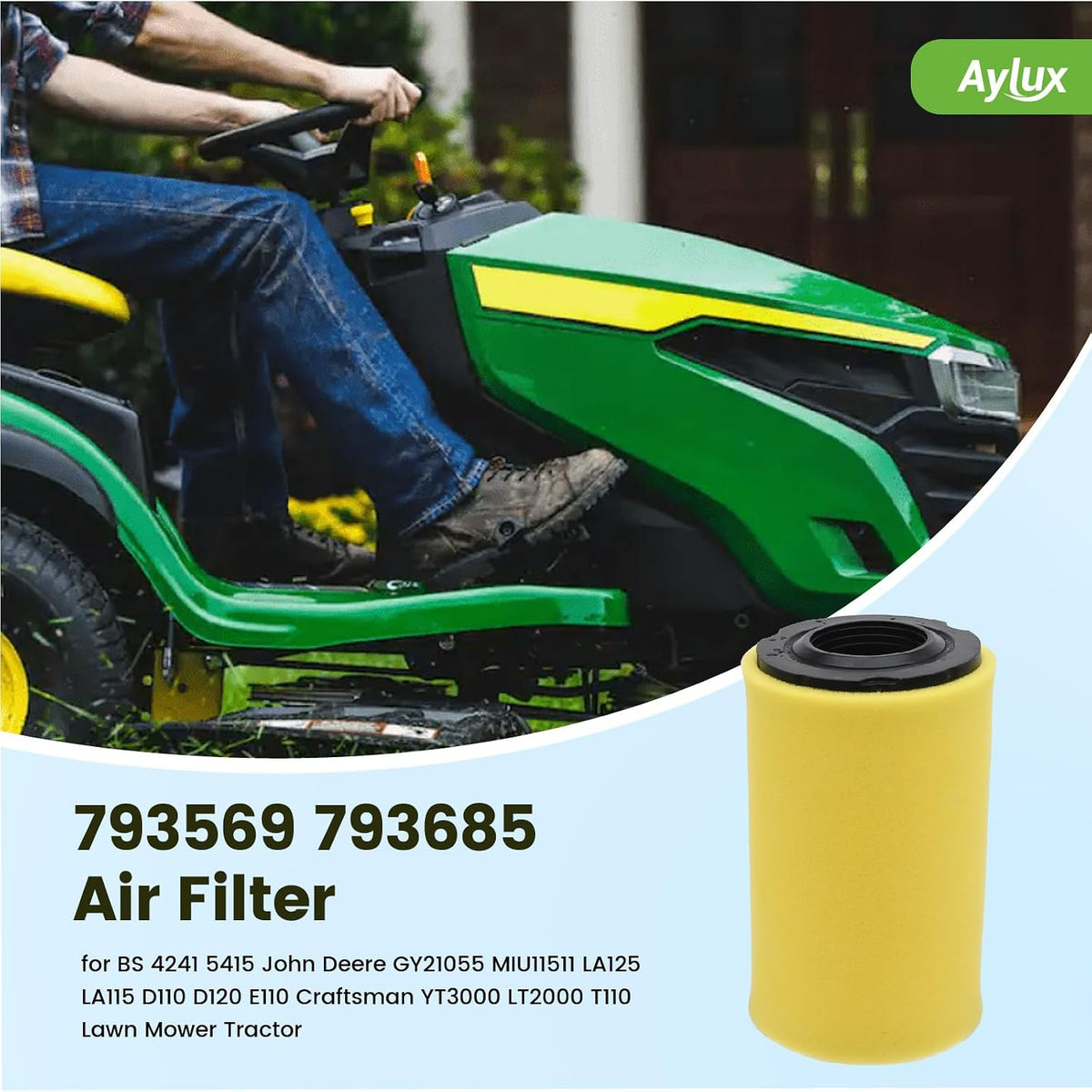 793569 793685 Air Filter with 696854 492932 Oil Filter