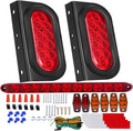 6" Oval LED Trailer Lights Kit with Mounting Bracket