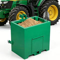 Ballast Box for Tractors with 800 LB Load Capacity and 5 Cu.ft Heavy Duty Steel Ballast Fits Category 1 Three Point