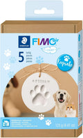 FIMOair Light Paw Print Keepsake Kit (Makes 3): Personalized Air-Dry Clay Memorial Paw Imprints For Dogs & Cats
