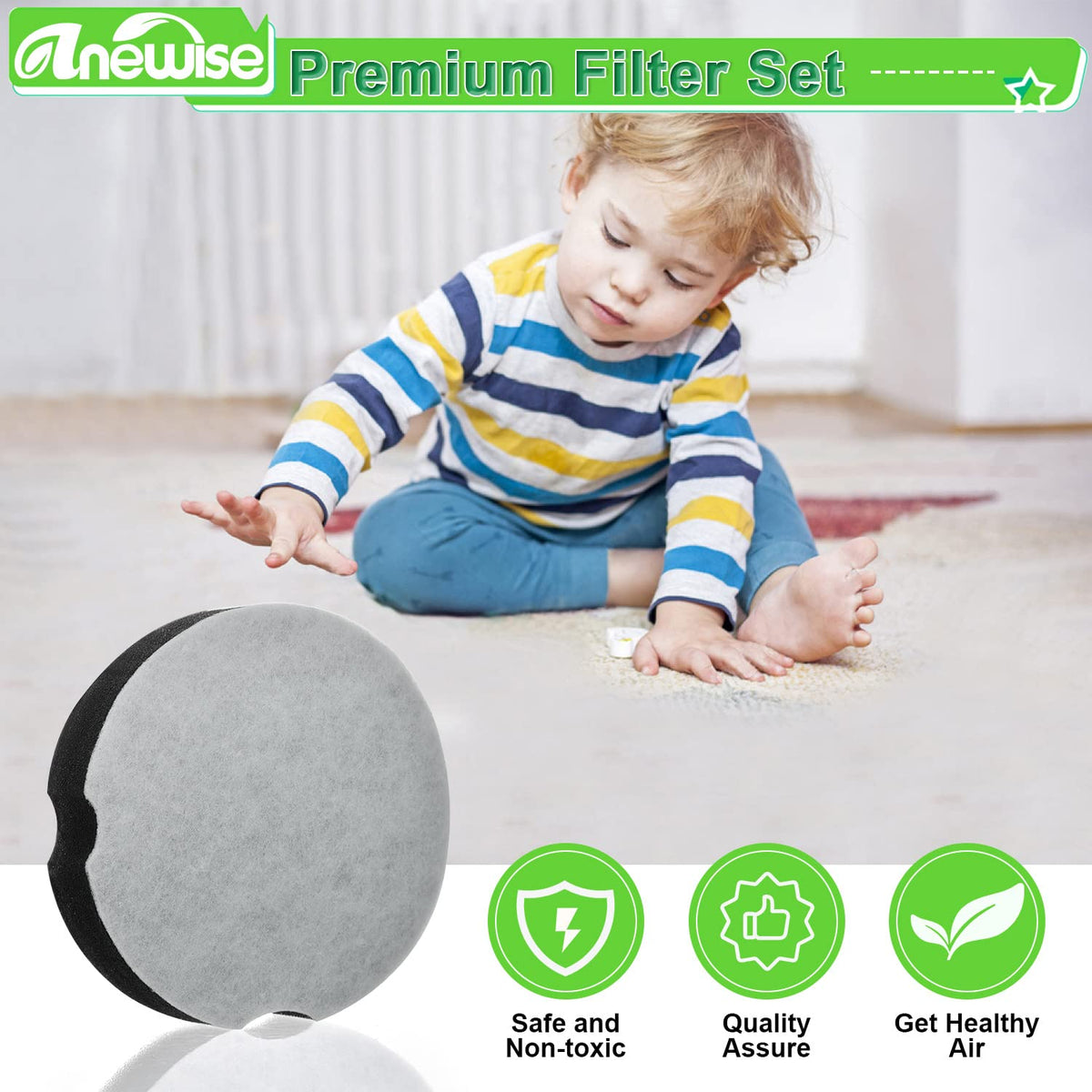 Filter for Bissell 3508 3437F Cleanview Powerforce Compact Vacuum