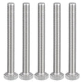 MroMax 5Pcs M10-1.5 Hex Bolts, M10 x 85mm Hex Head Screws Bolts