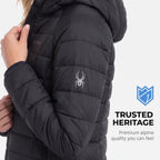 Packable Puffer Jacket Womens with Hood, Quilted Winter Puffer Coats