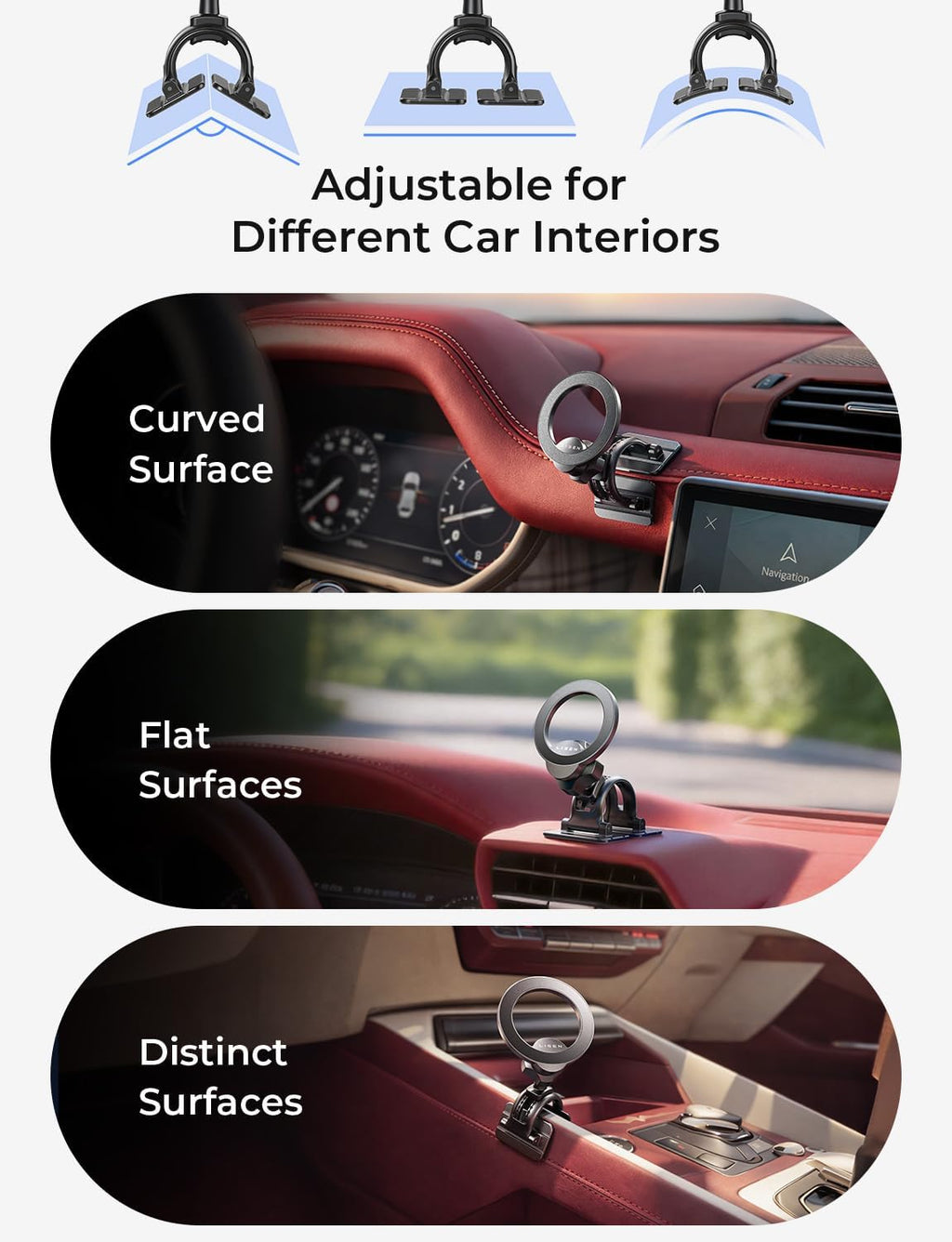 for MagSafe Car Mount,Car Accessories for Women Men [2025 Ultra] Magnetic Phone Holder for Car 360 Dashboard Vent
