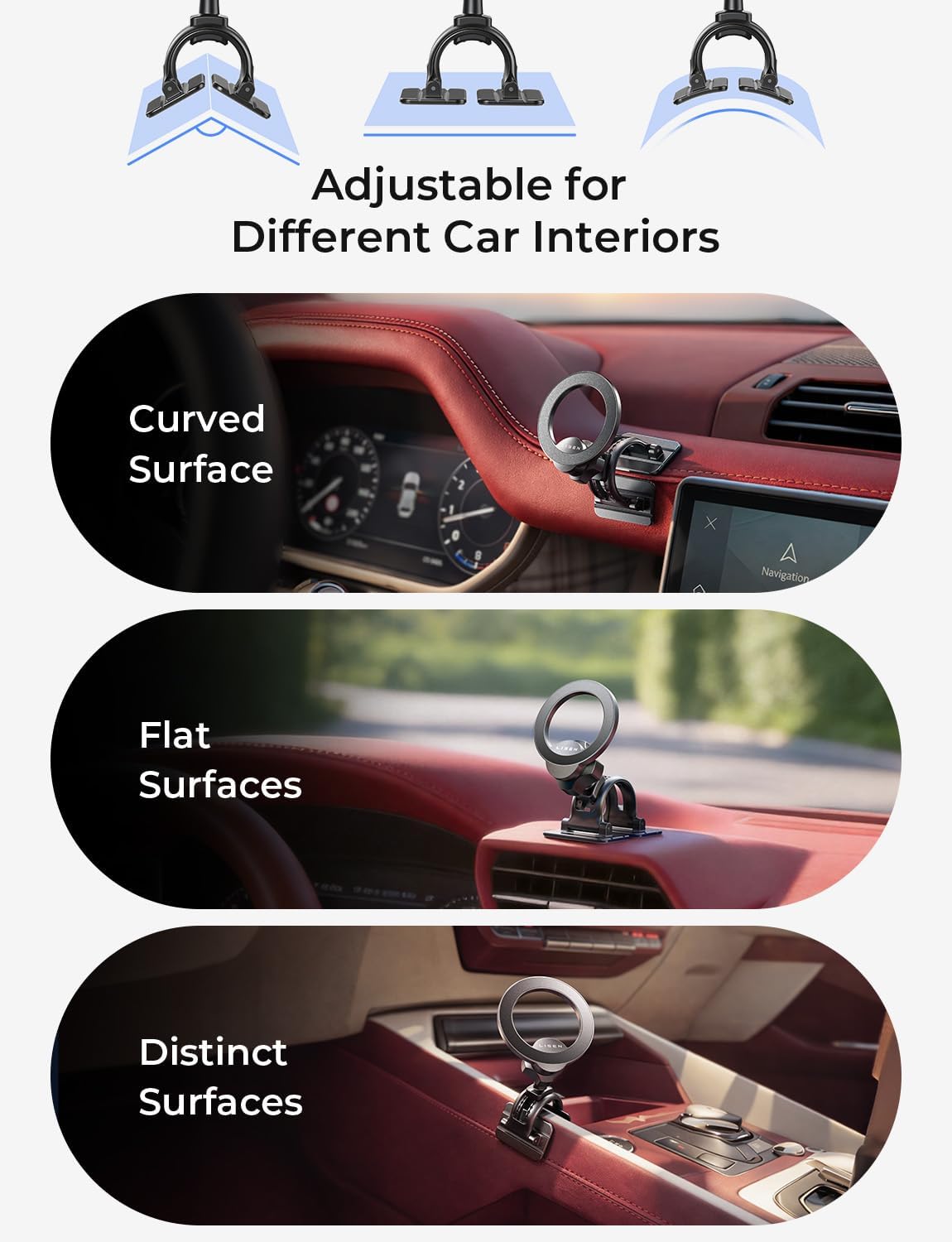 for MagSafe Car Mount,Car Accessories for Women Men [2025 Ultra] Magnetic Phone Holder for Car 360 Dashboard Vent