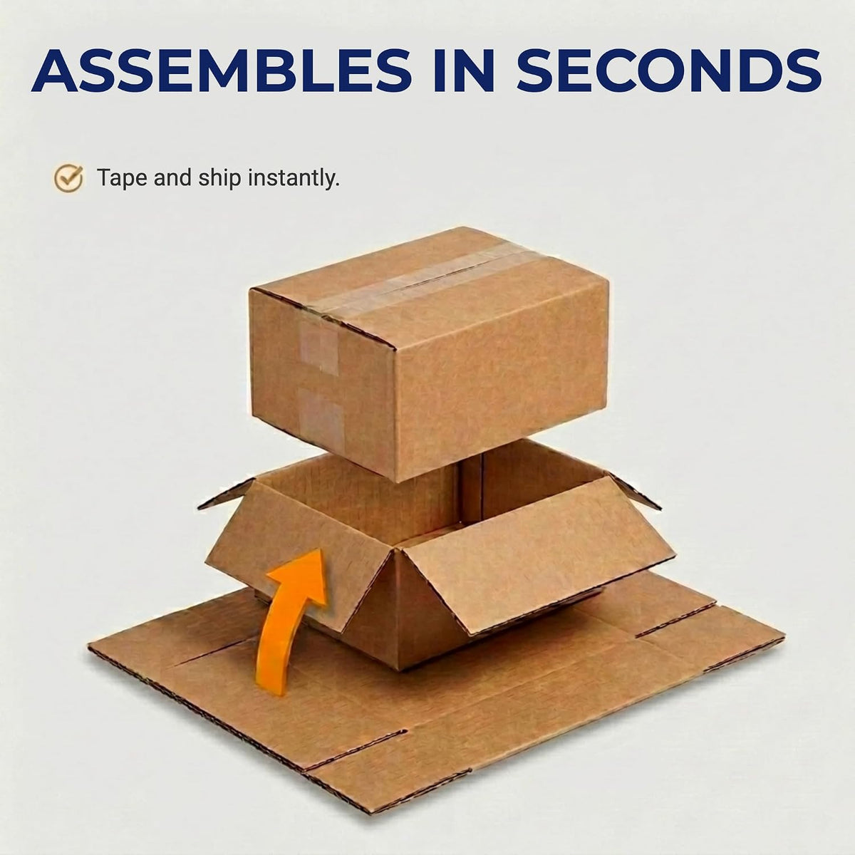 Small Shipping Boxes Holds 65lbs, 9x6x3 100-Pk for Shipping