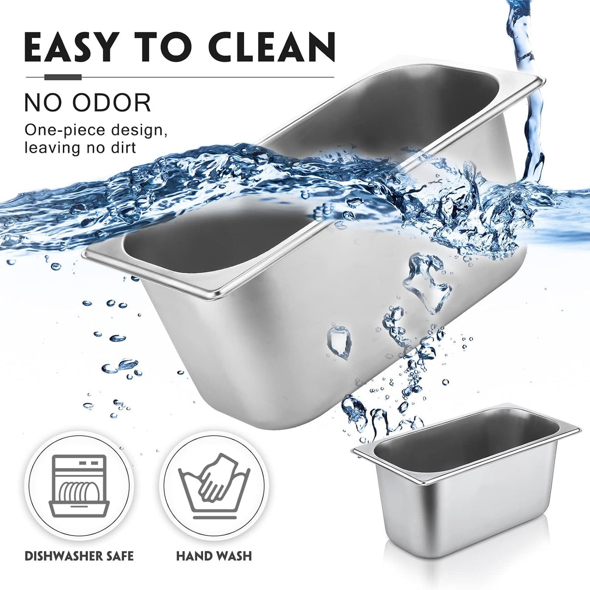 10 Pack Stainless Steel Steam Table Pans