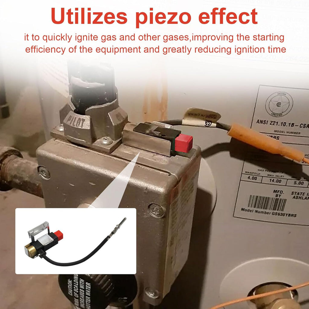 9003410 C3 Piezo Ignitor - Water Heater Igniter Replacement for Rheem SP14410, Whirlpool, A.O. Smith Water Heaters and Bradford White(2024)