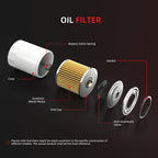 5Pcs Hydraulic Maintenance Filters Kit Fit for Bobcat Skid Steer Loader