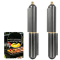 2 Pcs 10 Inch Bullet Hinge,Heavy Duty Weld On Hinges, with Grease Fitting