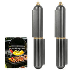 2 Pcs 10 Inch Bullet Hinge,Heavy Duty Weld On Hinges, with Grease Fitting
