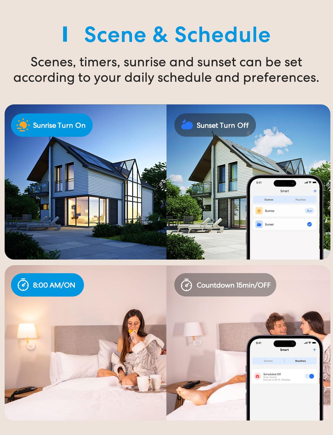 meross Smart Light Switch Single Pole, Supports HomeKit, Wi-Fi Light Switch