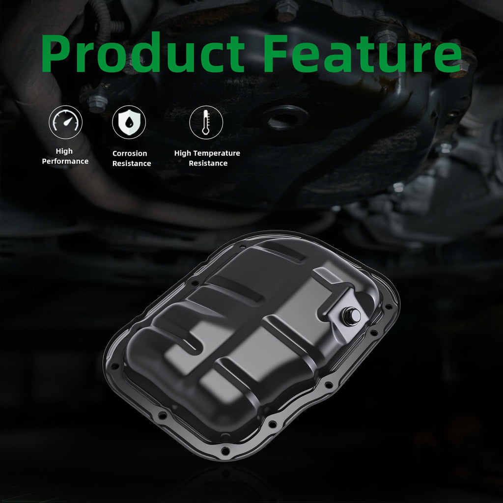 Riyhch Lower Engine Oil Pan w/Drain Plug for Toyota Corolla/Matrix/Prius