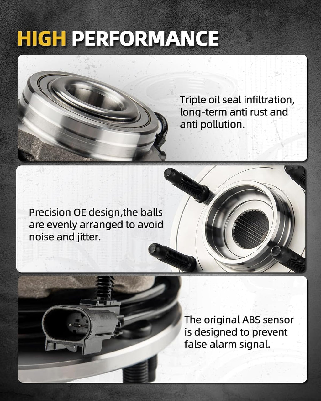 512320 Rear Wheel Bearing Hub Assembly for Honda Odyssey 2005-2010