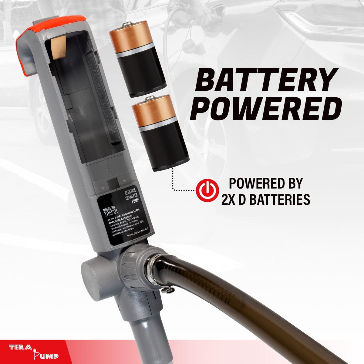 TERA PUMP 2nd Gen Multi-Purpose Battery Powered Fuel Transfer Pump