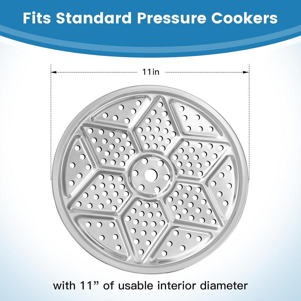 4Pack Pressure Canner Rack, Stainless Steel Canning Rack for Pressure Cooker, 11 Inch Canning Rack for Water Bath