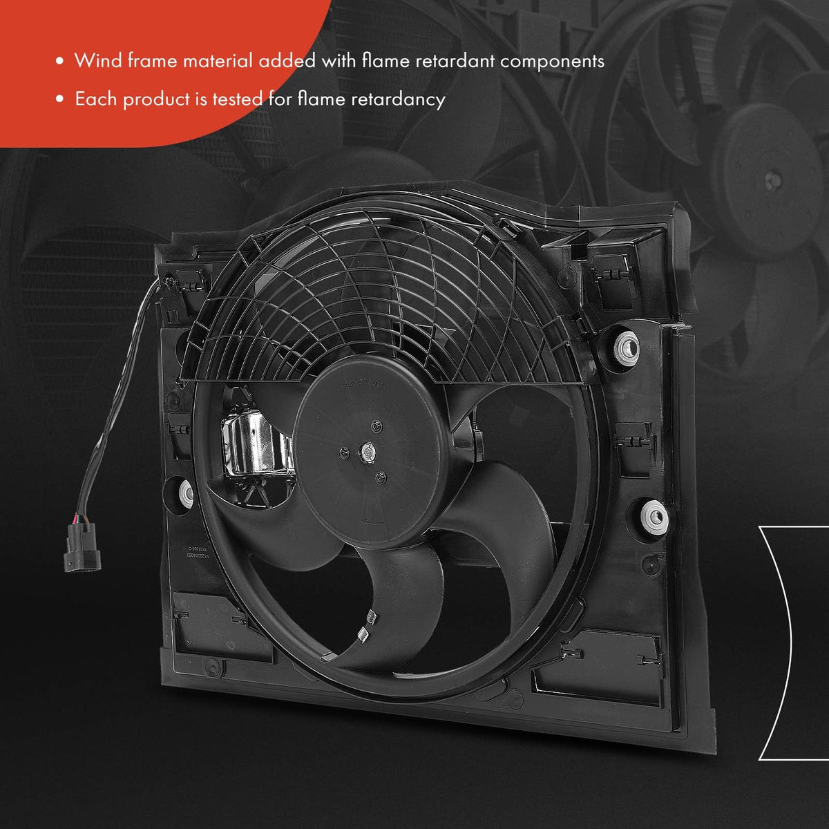 A-Premium A/C Condenser Fan Assembly
