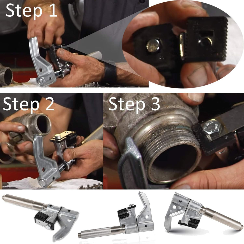 E-cowlboy 7402 Universal Outside Thread Chaser Tool for 1-1/4" to 5" O.D.