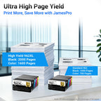 High Yield 962XL Ink Cartridges Combo Pack Replacement for HP 962, 4-Pack