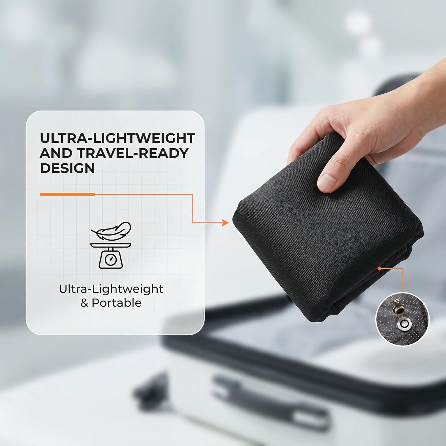 Inflatable Seat Cushion, Donut Cushion for Office Chair, Car & Wheelchair, Ergonomic Pressure Relief for Tailbone &