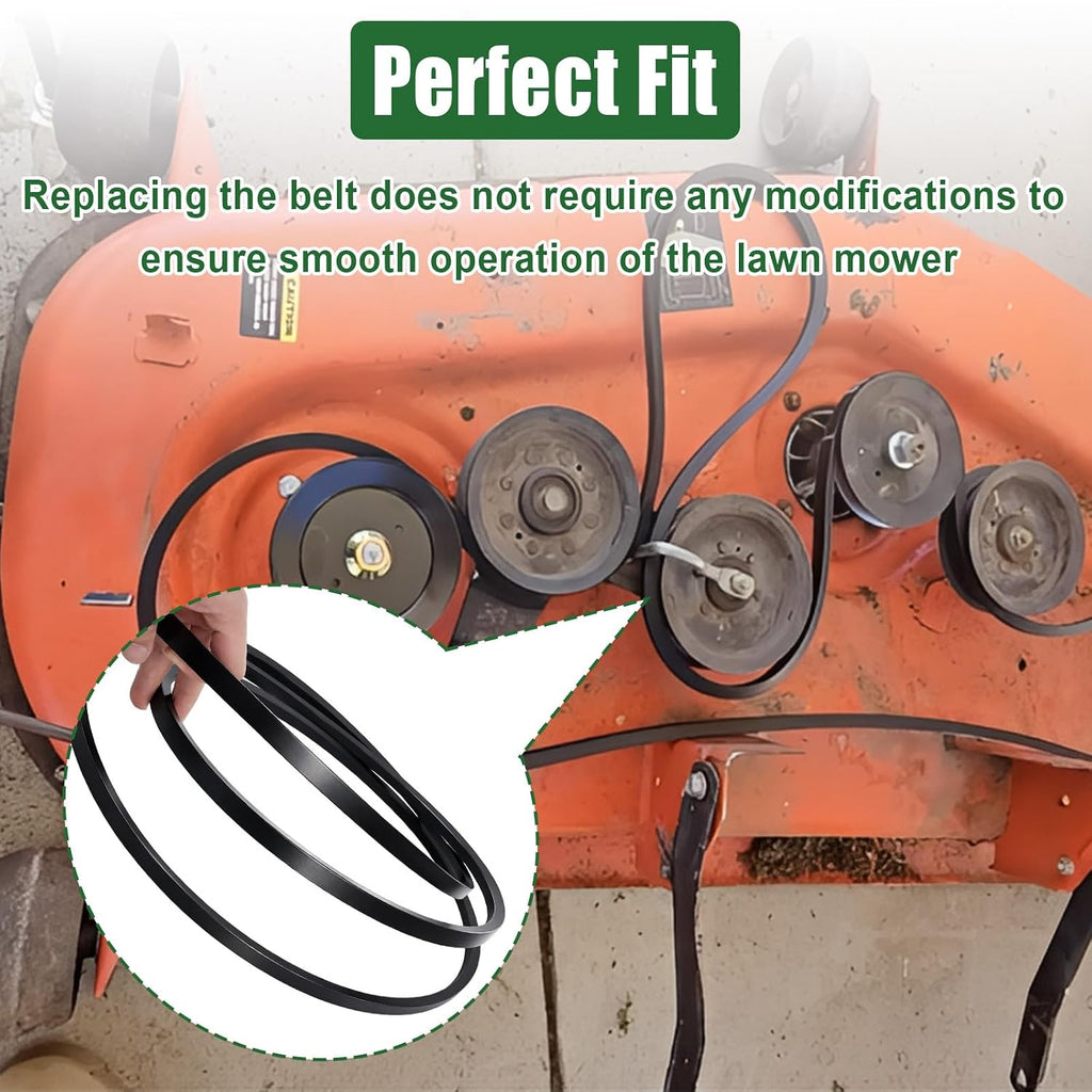 532197242 Mower Deck Belt 48 Inch Replacement Compatible with Husqvarna Poulan Craftsman YTH 24V48 YTH 2348 YTH 24K48 Replace 197242 532 19 72-42 (532197242)