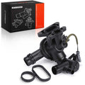 A-Premium Engine Coolant Thermostat Housing Assembly with Seal & Sensor