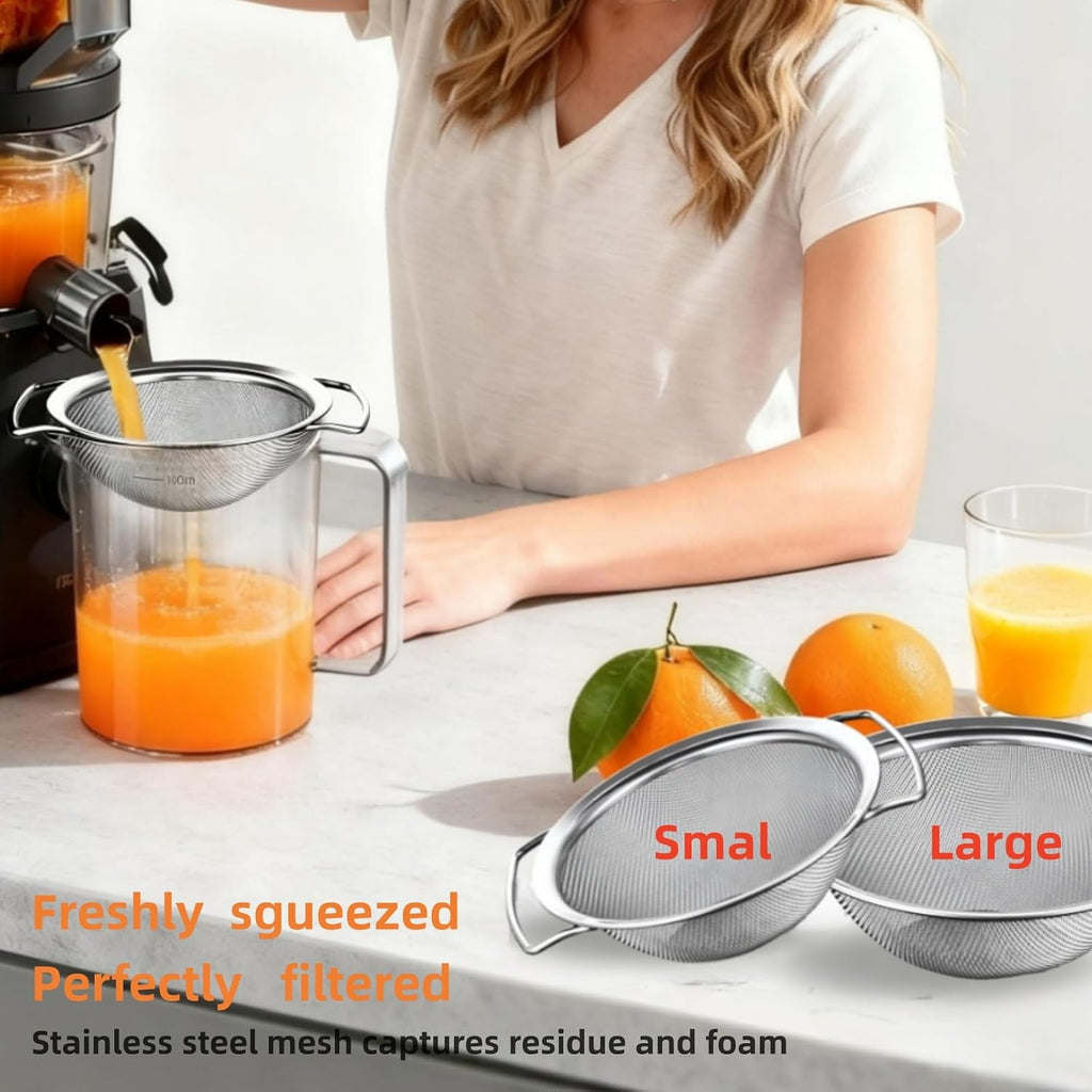 Juice Strainer for Nama J2, 304 Stainless Fine Mesh Strainer for Juicing