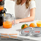 Juice Strainer for Nama J2, 304 Stainless Fine Mesh Strainer for Juicing