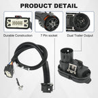 Trailer Hitch Tow Wiring Connector Harness Kit Compatible with Ford F-150