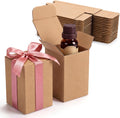 60 Tuck Top Kraft Paperboard Small Gift Box, Brown Paper Gift Box