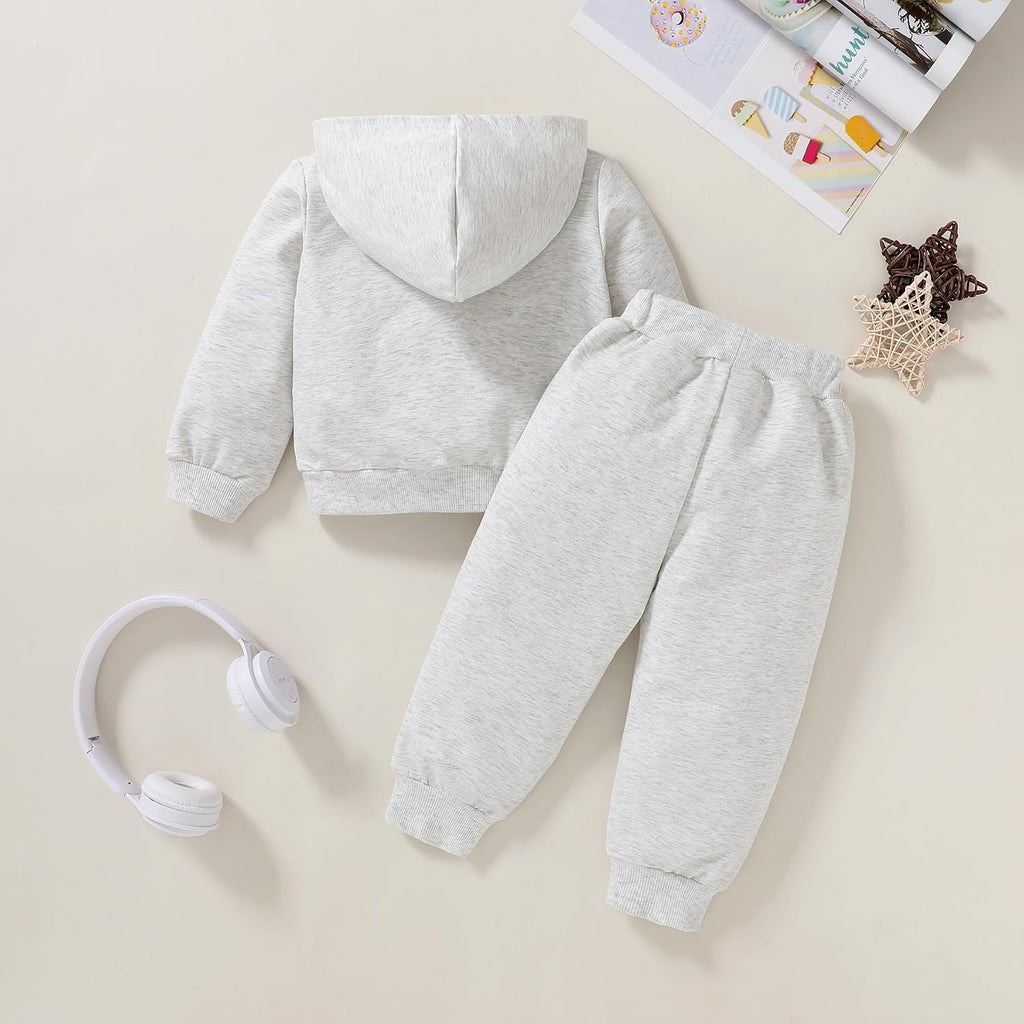 Baby Outfits for Girl Boy Toddler Sweatsuit Hoodie Set