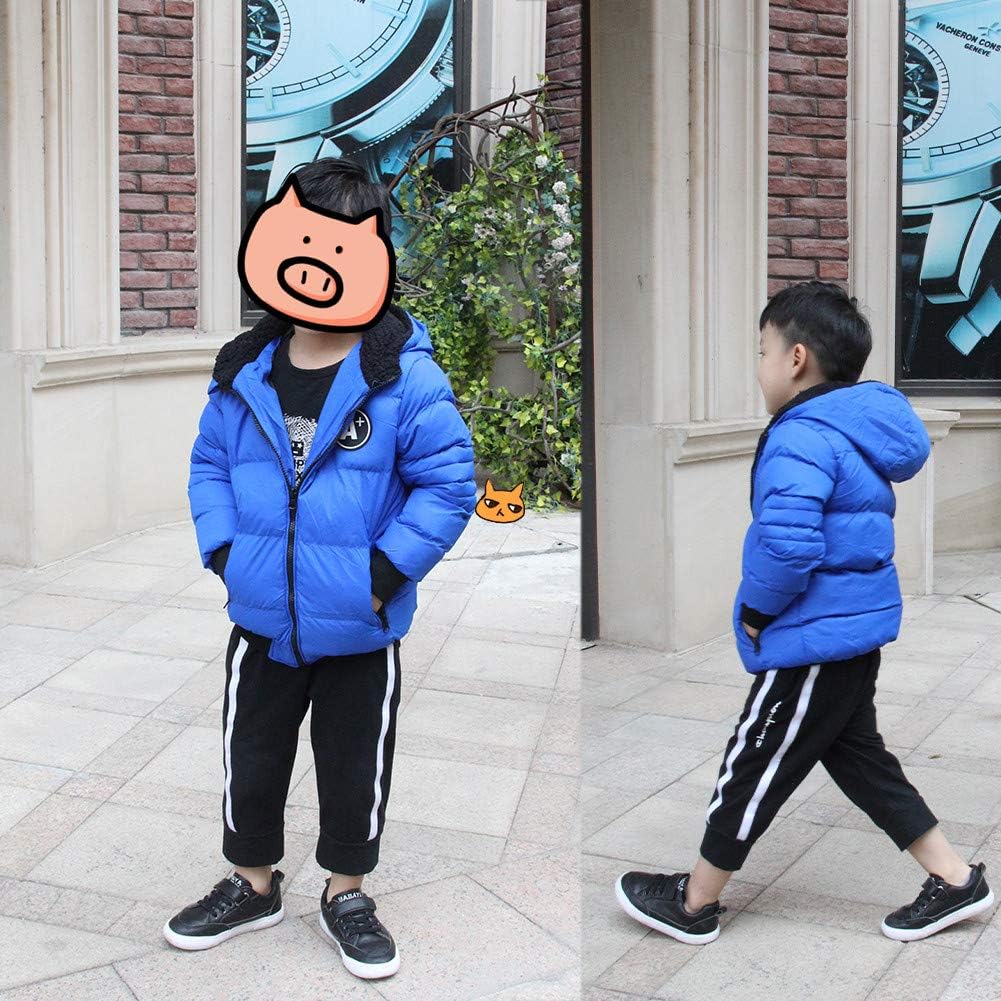 Boys Spring Winter Coat Waterproof Puffer Fall Jacket Hooded Warm for Kids Outerwear Parka