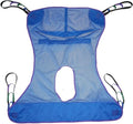 Universal Full Body Mesh Lift Sling with Commode Opening,Polyester Slings for Patient Lifts -Compatible with Hoyer
