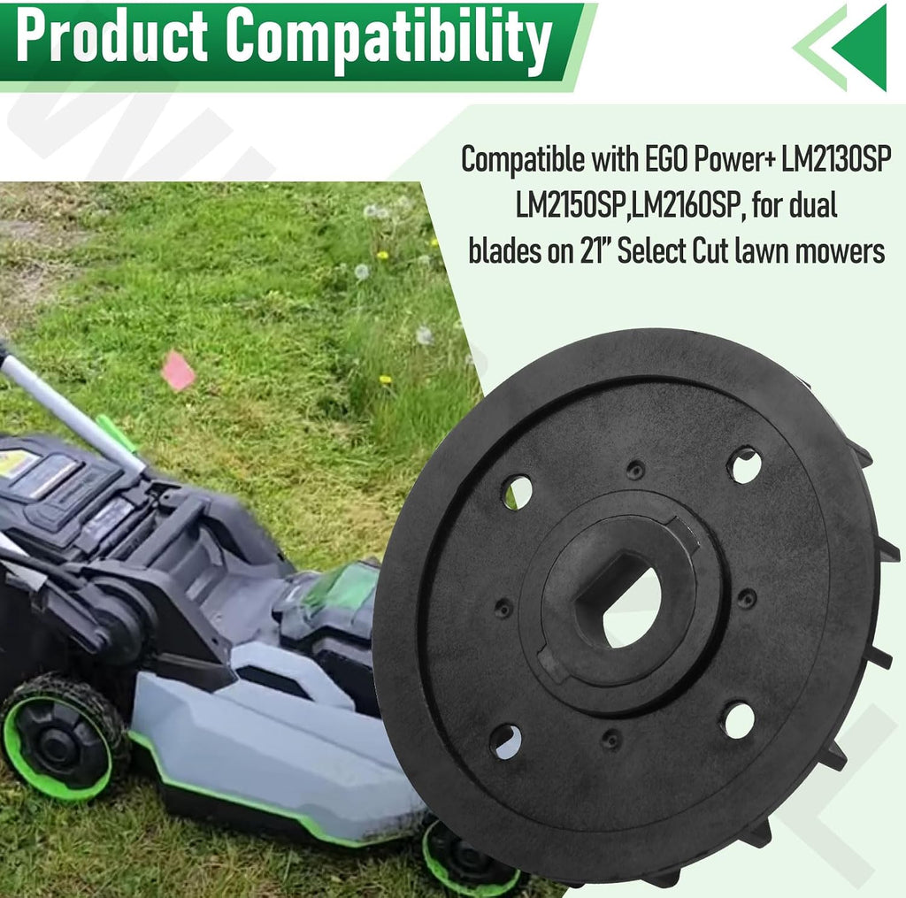 Lawn Mower Blade Part Kit Part/Fan, Bolts, Nuts and Washer Replacement Kit for Dual Blades Compatible with EGO Power+