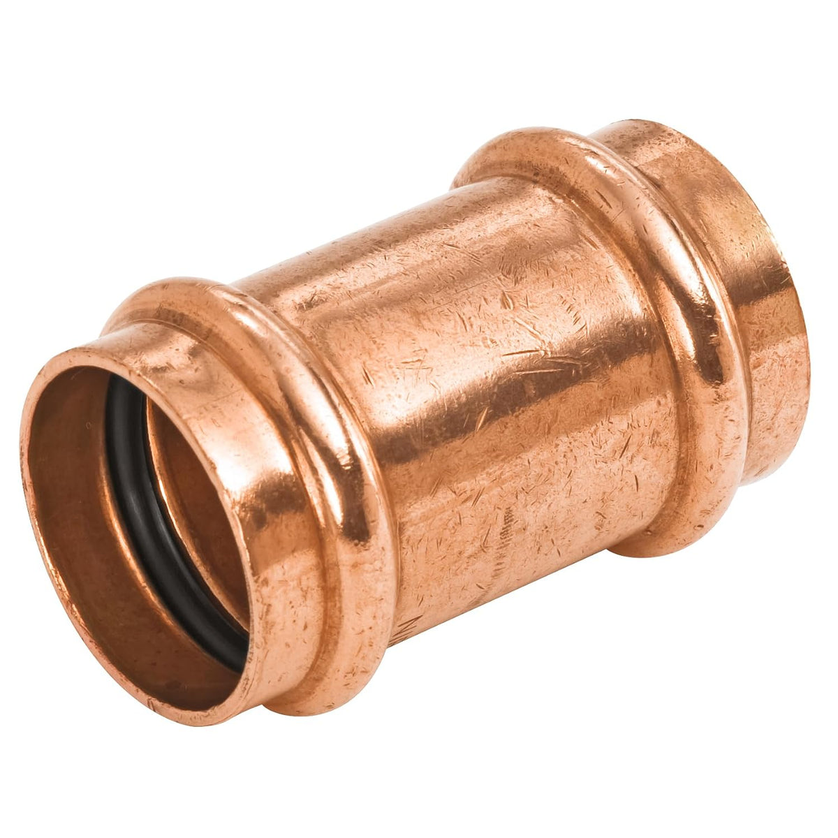 NIBCO 1 In. x 1 In. Press Copper Coupling without Stop - 1 Each