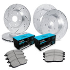 R1 Concepts Front and Rear Brake Kit Fits 2017-2024 Honda CR-V