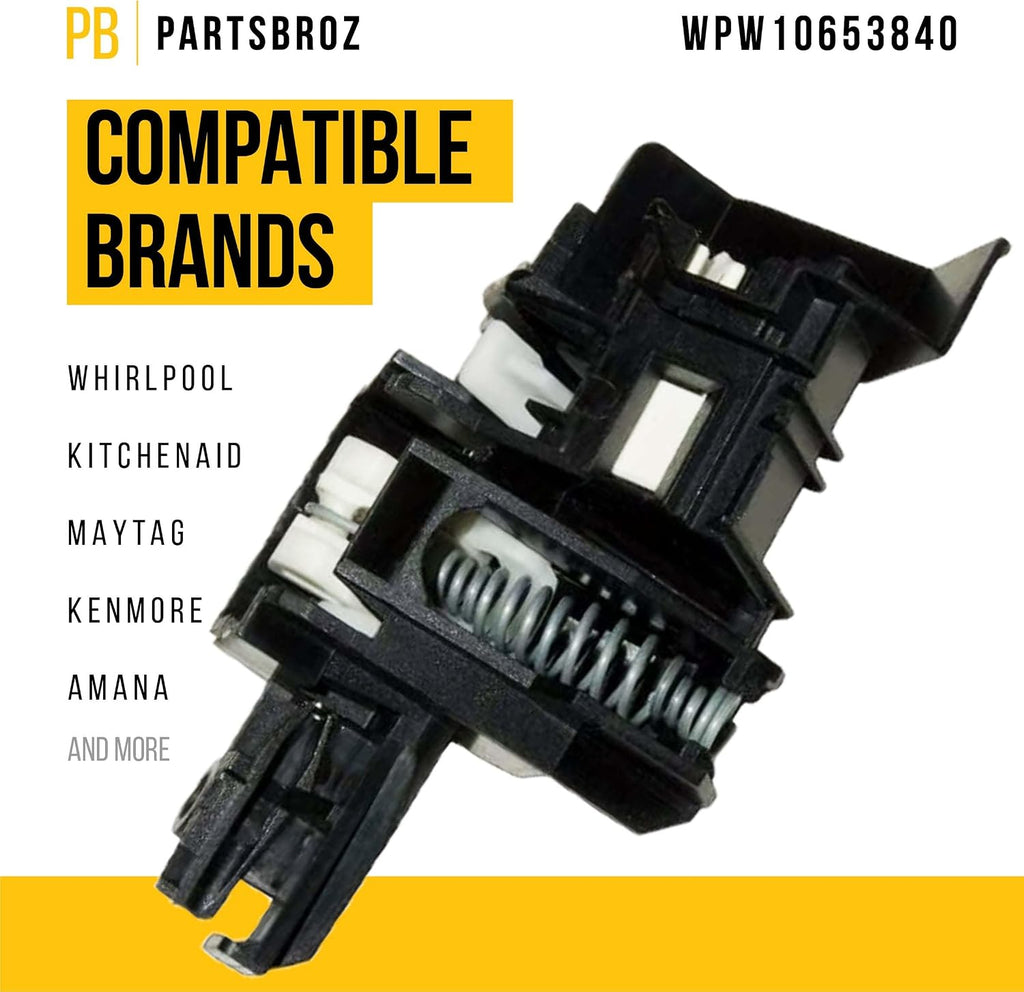 WPW10653840 Dishwasher Door Latch for Whirlpool Kenmore KitchenAid 3281753