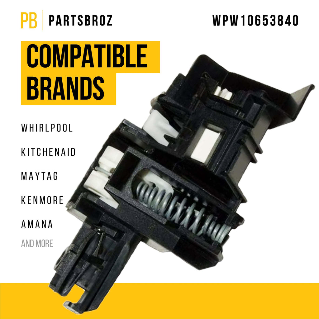 Dishwasher Door Latch for Whirlpool WDF340PAMB0