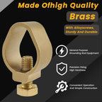 BaYiToo 2 Pcs Direct Burial Ground Rod Clamp