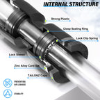 TAILONZ 5/16" x 3/8" NPT Push to Connect Elbow Fitting 10Pcs