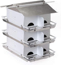Premium Aluminum Purple Martin House | 3 Floors, 12 Rooms