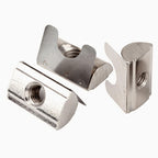 FOCMKEAS 15PCS Roll in Spring M8 T Nuts, 3030/4040 Series