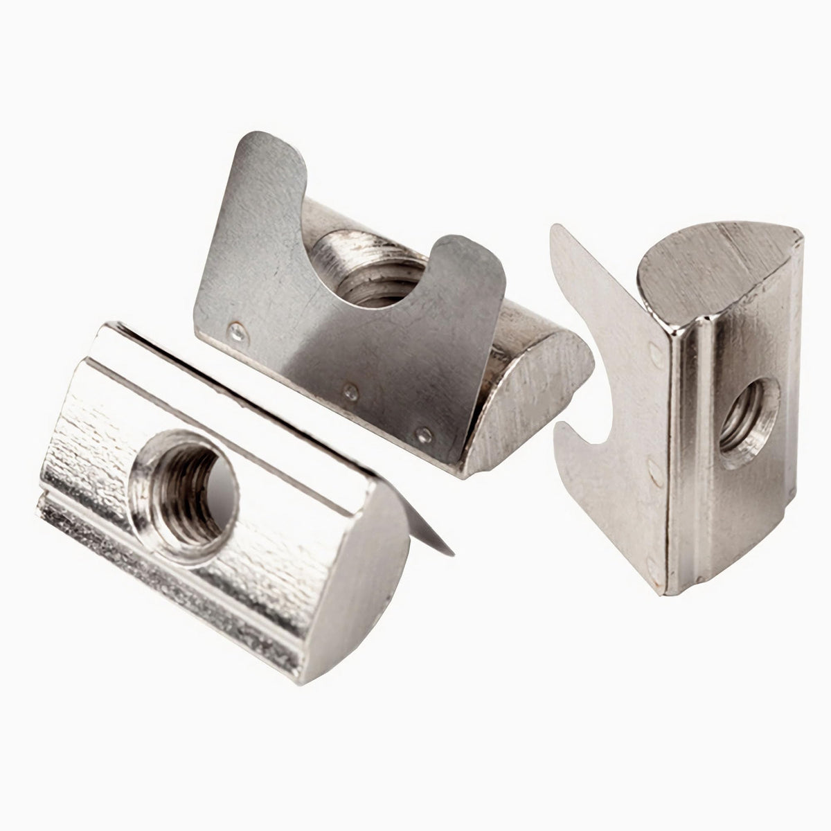 FOCMKEAS 15PCS Roll in Spring M8 T Nuts, 3030/4040 Series