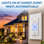 Intermatic ST700W Ascend 7-Day in-Wall Programmable Timer, White