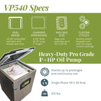 VP540 Chamber Vacuum Sealer
