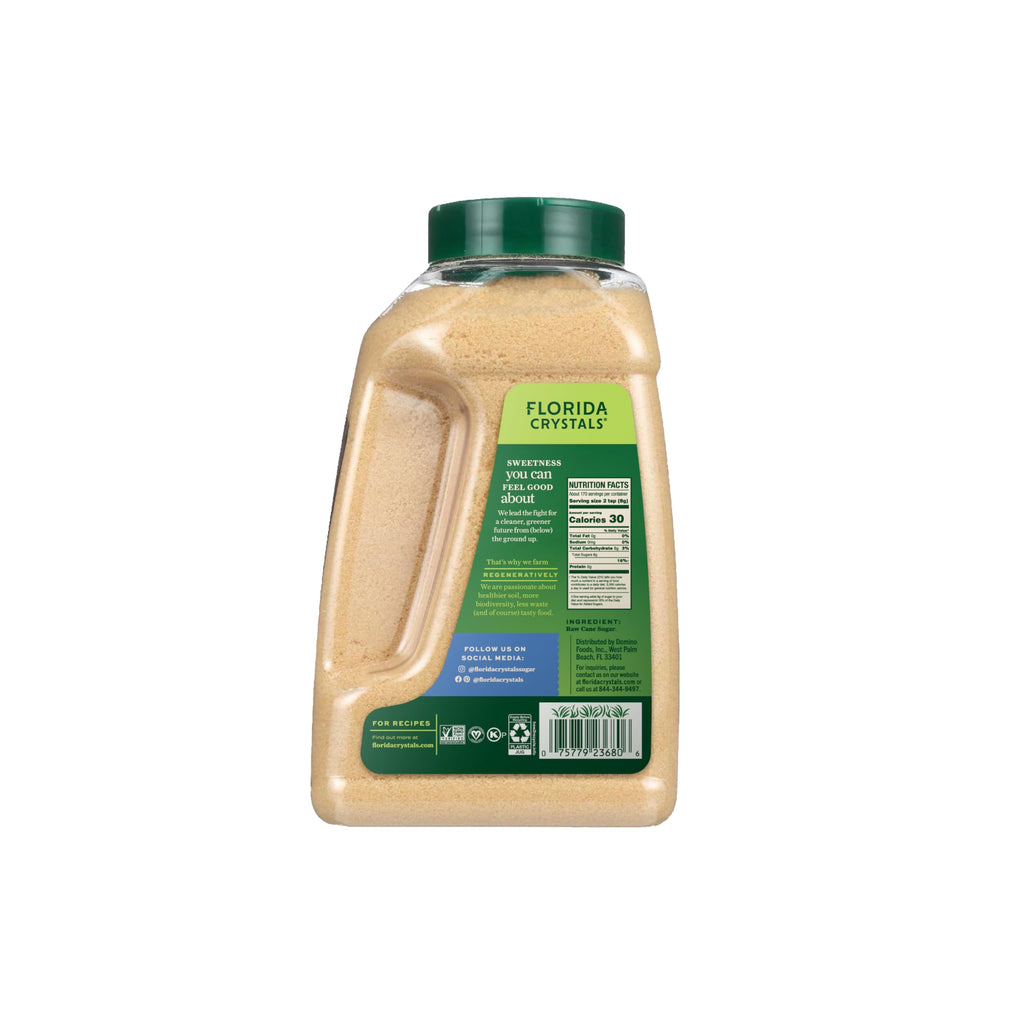 Raw Cane Sugar, 48 oz Jug, 2 Pack