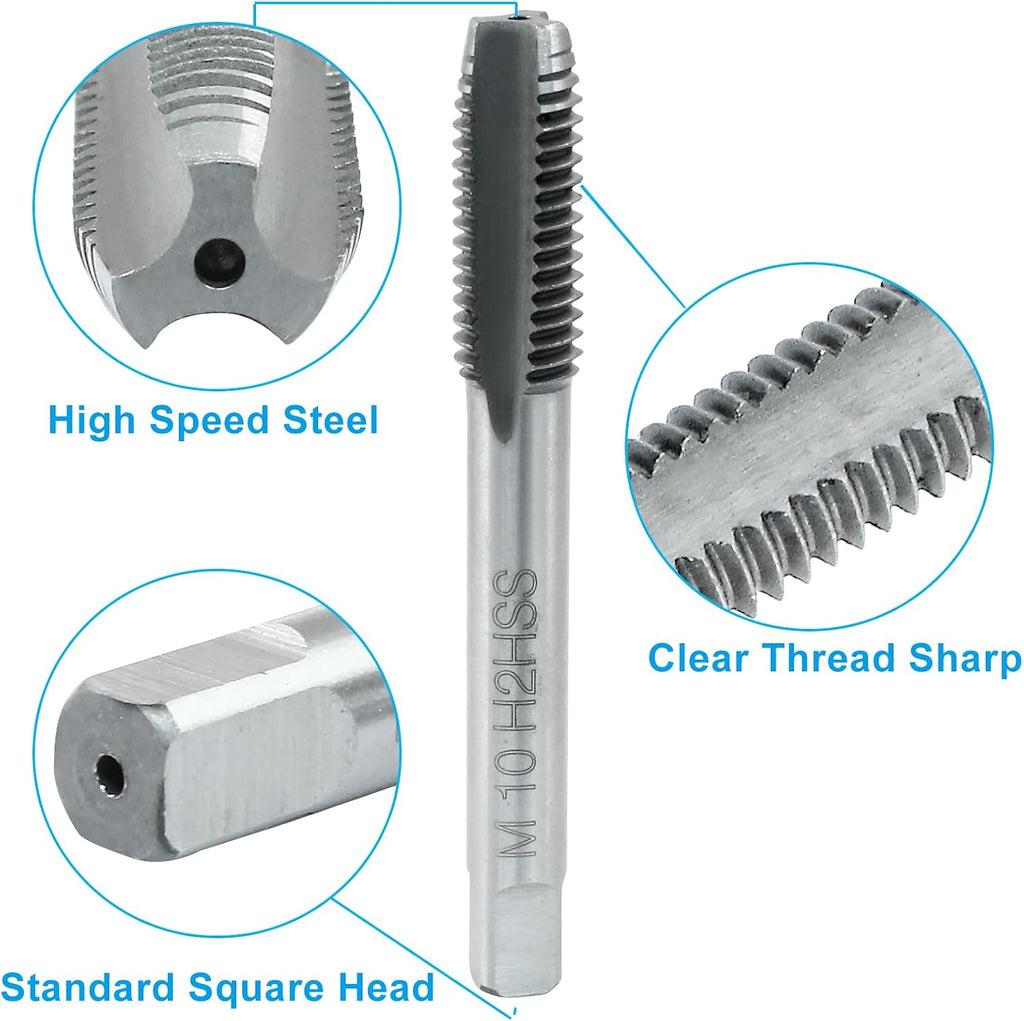 M10x1.5 Tap And Die Set, HSS Metric Threading Tool