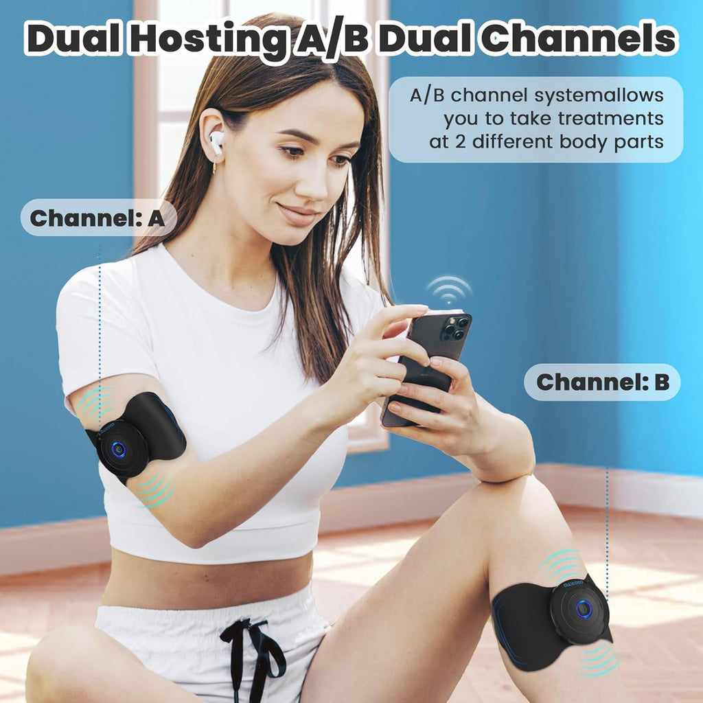 12 Modes Wireless TENS Unit Muscle Stimulator for Pain Relief